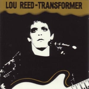 Cover of the Transformer album, released in 1972.  Lou Reed's second album.